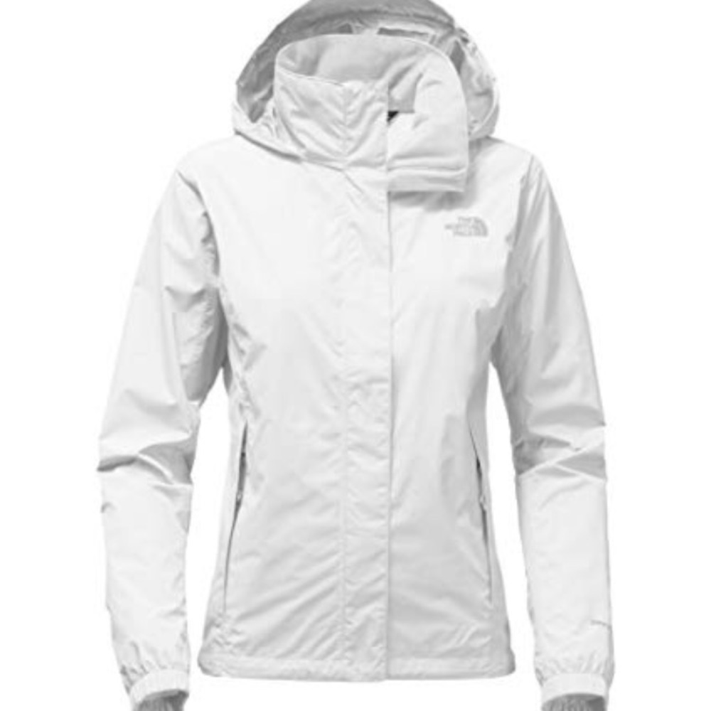 White north face windbreaker